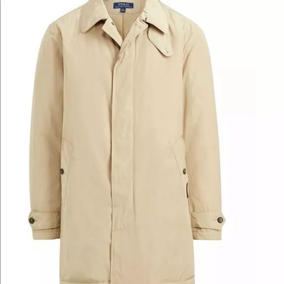 🆕Polo Ralph Lauren 🏇Water Repellent Commuter Coat Khaki Big & Tall Size 1XB - Picture 2 of 15